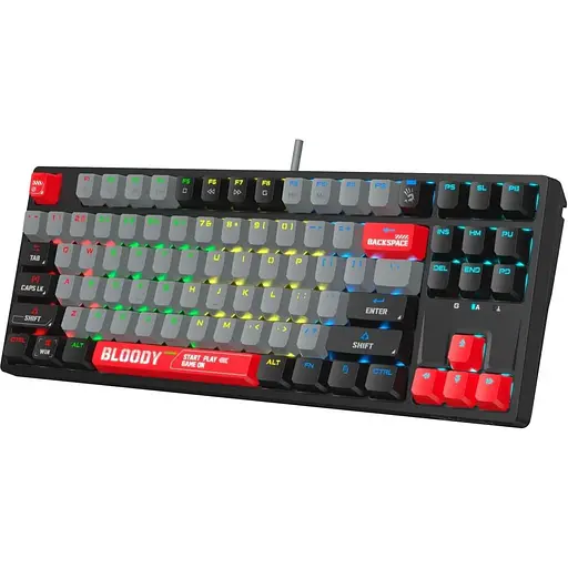 Клавиатура Bloody A4Tech S87 RGB USB Energy Red (S87 (Energy Red)) - фото 3