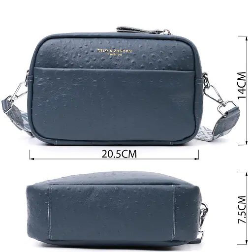 Кожаная женская сумка Vintage 20,5х14х7,5 см 000301439 - фото 3