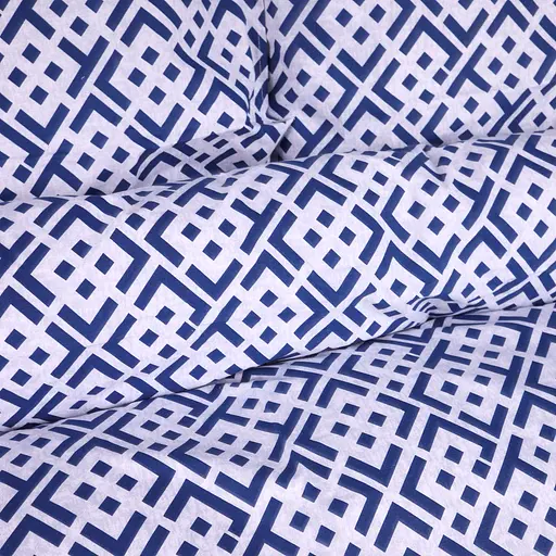 Пододеяльник MirSon бязь Abstract Blue 160х220 см (2200013163602) - фото 9