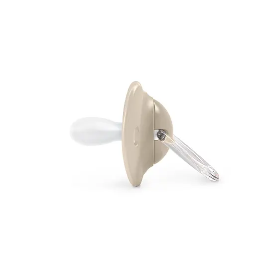 Пустышка физиологическая Suavinex Birdies 0-6 месяцев 2 шт., белая с рисунком и бежевая (309054) - фото 3