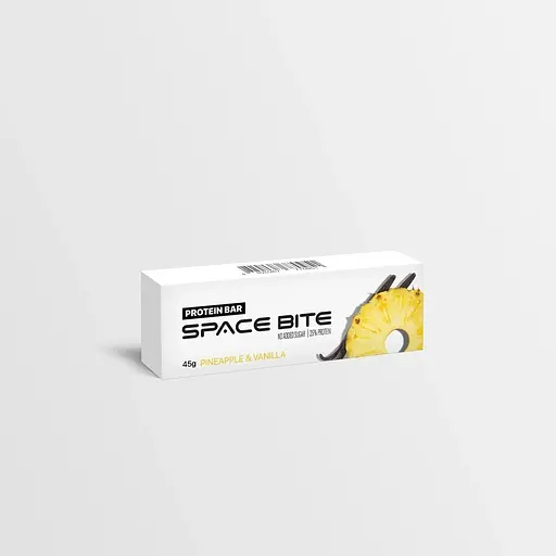 Блок батончиків Spacefood Space Bite Protein Bar, 10*45 грам - Ананас-ваніль - фото 2