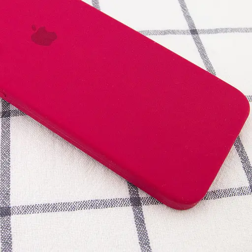 Чохол Epik Silicone Case Square Full Camera Protective AA для Apple iPhone XR 6.1 Червоний/Rose Red - фото 3