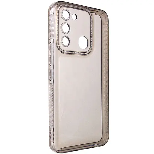 Чехол Epik TPU Starfall Clear для Tecno Spark 8C Серый - фото 2