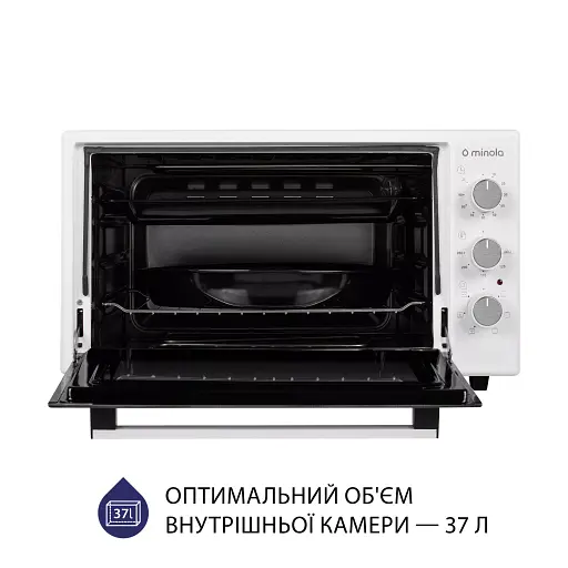 Электрическая печь Minola FOET 3714 WH - фото 2
