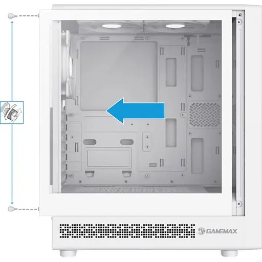 Корпус GameMax Storm 2 AW без БП White (Storm 2 AW) - фото 5