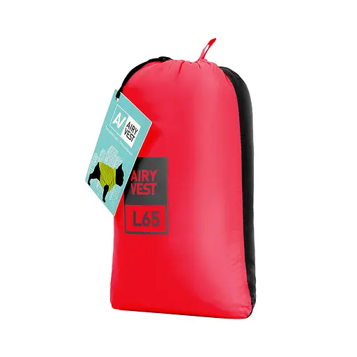 Курточка для собак AiryVest двостороння, розмір L65, червоно-чорна - фото 5