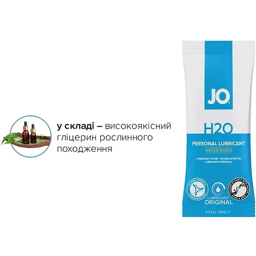 Набор лубрикантов Foil Display Box - JO H2O Lubricant - Original - 12 x 10ml - фото 5