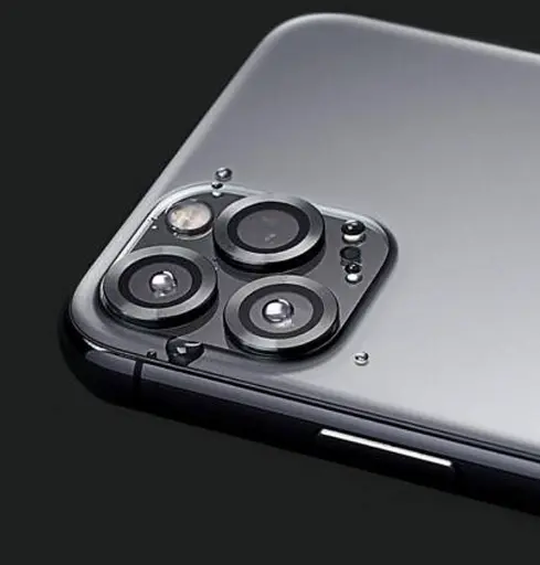 Защитное стекло на камеру DK Lens Metal Ring Eagle Eye для Apple iPhone 11 Pro 015724 black - фото 3