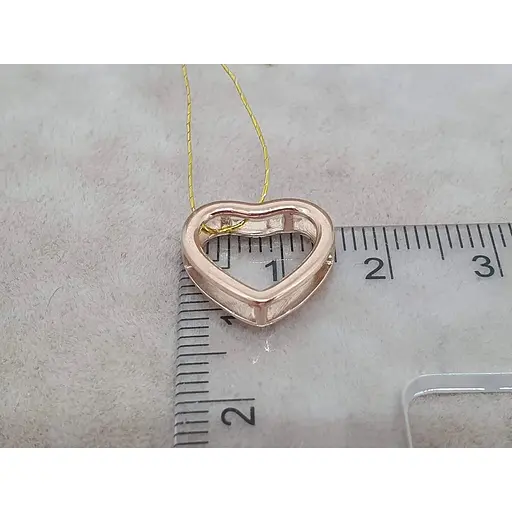 Золота підвіска Платон Серце. 1П122/00Б - фото 4
