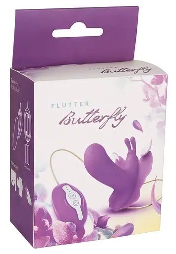Вібратор Seven Creations Flutter Butterfly 9 см фіолетовий - фото 9