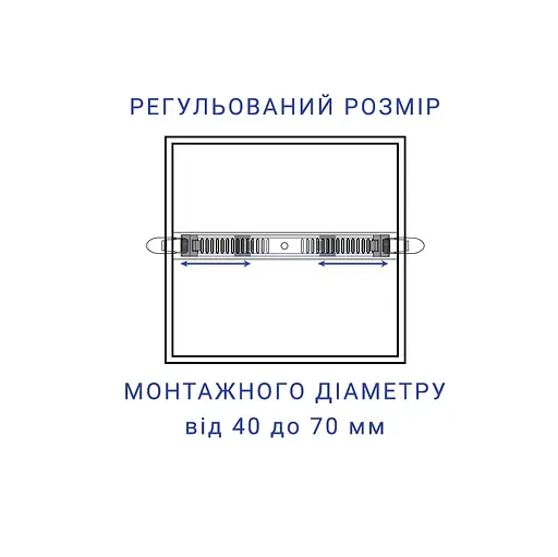 Світлодіодний вбудований світильник Feron AL704-S 7Вт 4000K білий - фото 3