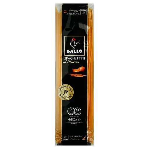 Макаронные изделия Gallo Spaghettini Huevo яичные 450 г