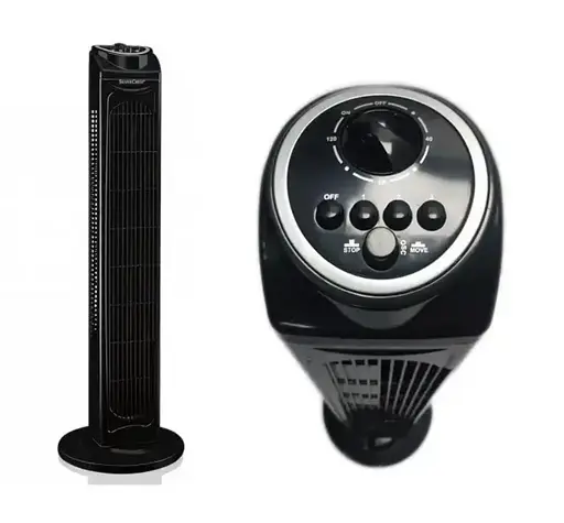 Колонний вентилятор 45Вт Silver Crest STV 45C2 Black - фото 4