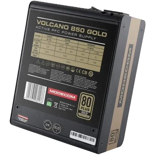 Блок питания Modecom Volcano 850W 80+ Gold (ZAS-MC92-SM-850-ATX-VOLCA) - фото 2