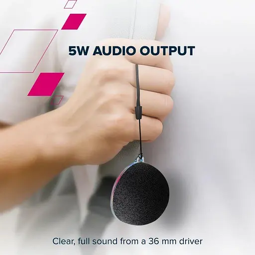 Портативна акустика Canyon Magnetic BT speaker OnMove 13 5W Black (CNE-CBTSP13B) - фото 12