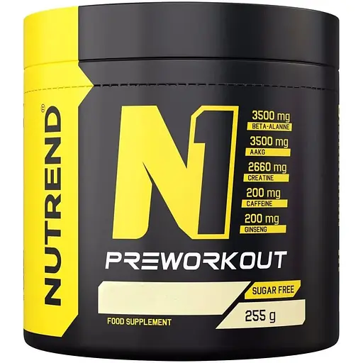 Предтренировочный комплекс Nutrend N1, 255 граммов - Цитрус