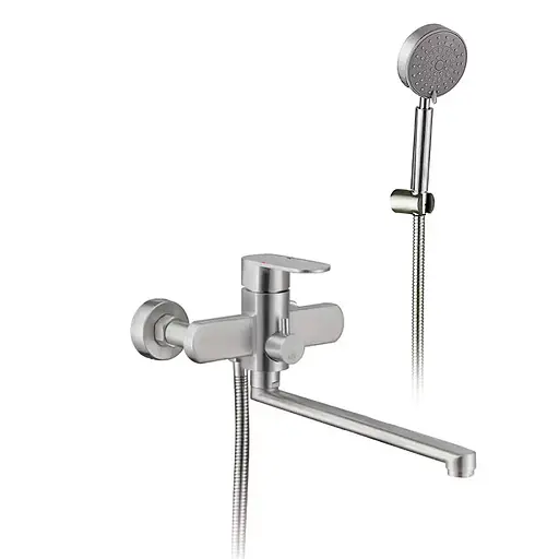 Змішувач для ванни Zerix LEB-006 ZX4808 Нержавіюча сталь - фото 1