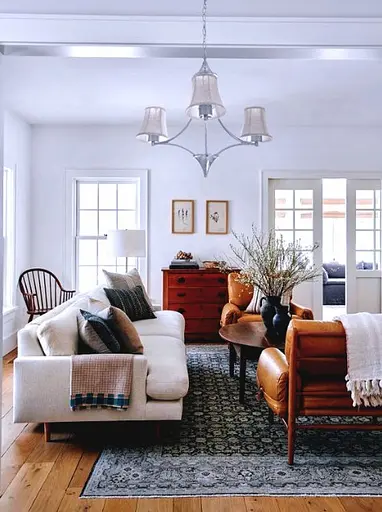 Люстра підвісна Brille прованс з абажуром E27 60W CH (BKL-649S/3) - фото 2