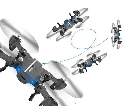 Квадрокоптер з корпусом, що складається RC DRONE 8807 HD WiFi камера - фото 3