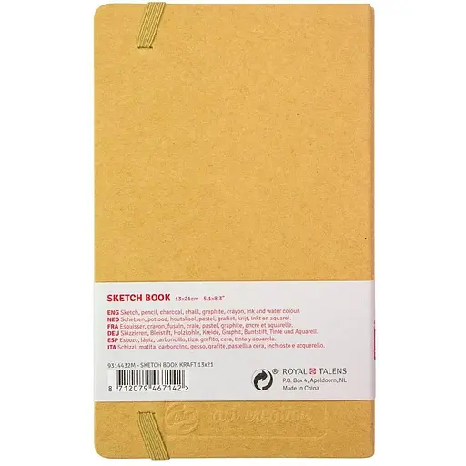 Блокнот для графіки Royal Talens Art Creation А5 (13х21см) 140г/м2 80л Kraft - фото 2