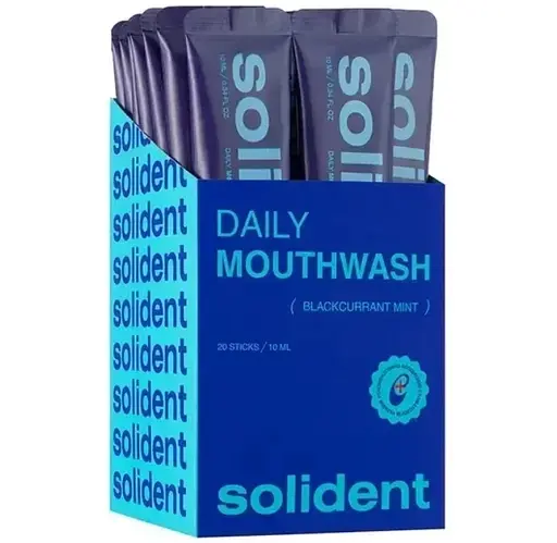 Набор ополаскивателей для полости рта Solident Blackcurrant mint смородина-мята 
