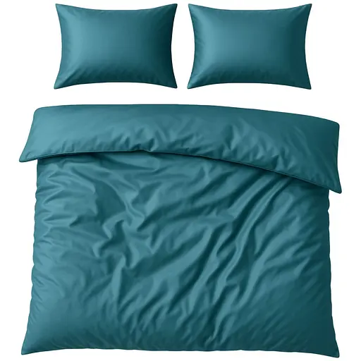 Комплект постільної білизни Ideia Сатин євро без простирадла 200х220 см (8-36085_м'ята)