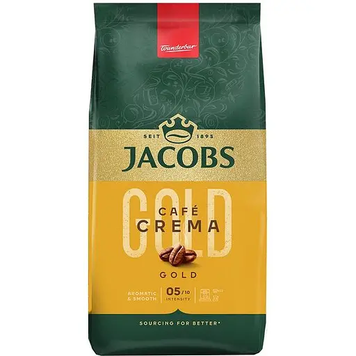 Кава в зернах Jacobs Crema, 500 г (742112)