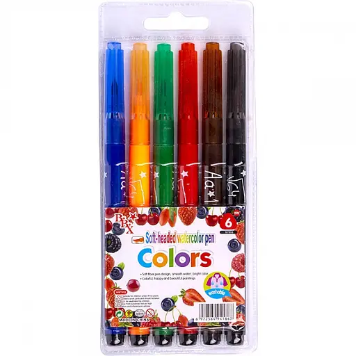 Набор фломастеров 6 цветов Colors 1818-6