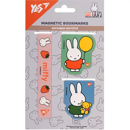Набор магнитных закладок Yes Miffy 30 шт. (708356)