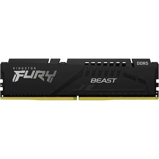 Модуль пам'яті для комп'ютера DDR5 64GB (2x32GB) 5200 MHz Beast Black Kingston Fury (ex.HyperX) (KF552C40BBK2-64) - фото 3
