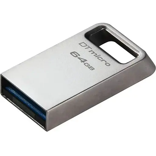 Флеш накопитель USB Kingston 64Gb DT Micro 3.2 (200 Мбайт/сек) - фото 1