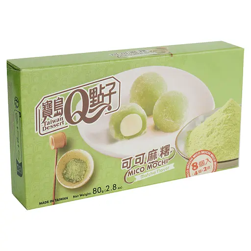 Пирожное моти Taiwan Dessert Cacao Matcha Flavor Cream 80 г - фото 2