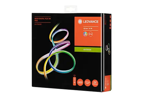 Osram NEON DIGITAL FLEX LEDVANCE 3M 1 Силікон 30000 15,00 120 A++/A+/A 160 IP44 15000 - фото 1