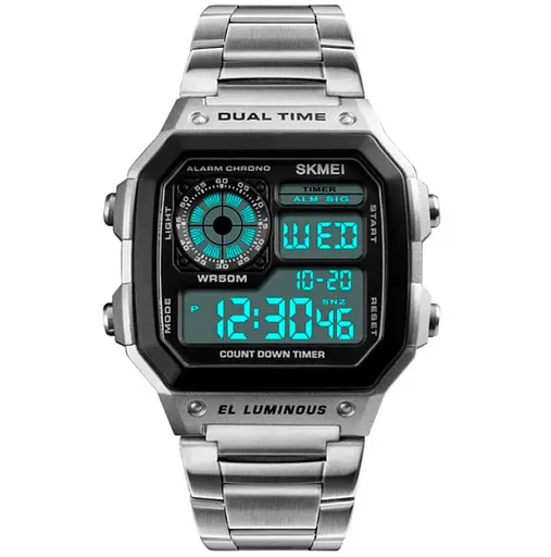 Часы Skmei Ripple Silver 1335S - фото 2