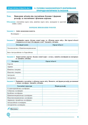 Географія. Материки та океани. 7 клас. Практикум (до модельної програми Запотоцького С.П. та ін.) - фото 6