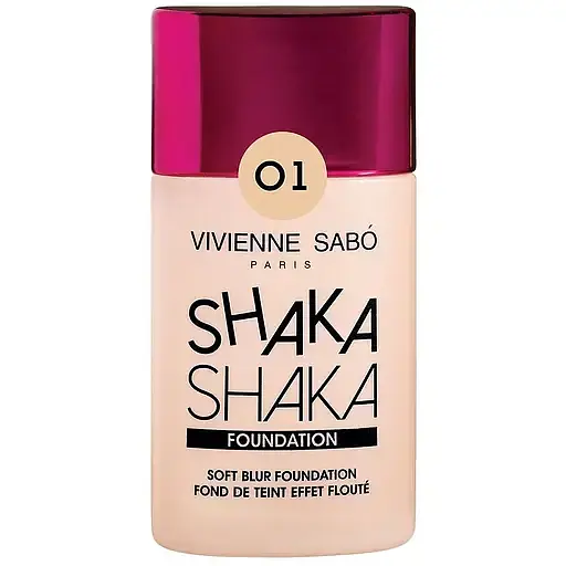 Тональный крем Vivienne Sabo Shaka Shaka с натуральным блюр-эффектом тон 01, 25 мл - фото 1