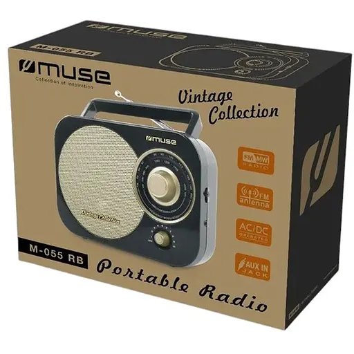 Радіо Muse M-055 RB портативне (M-055 RB) - фото 3