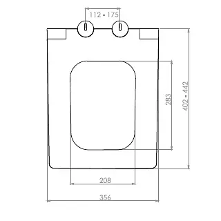 Сиденье для унитаза NKP Kare Slim с крышкой и функцией микролифта 0410 - фото 6