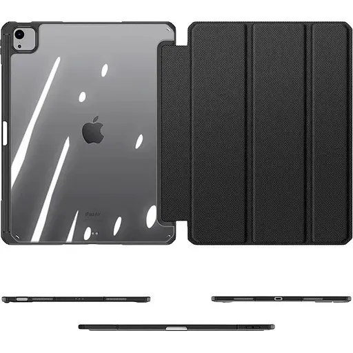 Чехол-книжка Dux Ducis Toby Series With Pencil Holder для Apple iPad Air 13" (2024-2025)/Pro 12.9" (2020-2022) Black [130630] - фото 9