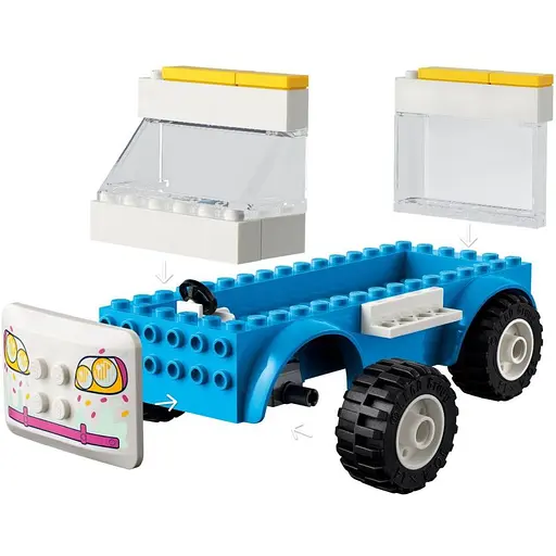 Уцінка. Конструктор LEGO Friends Фургон з морозивом 84 деталі (41715) - фото 8