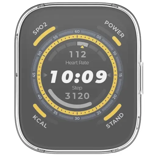 Защитный чехол Tamister для смарт-часов Amazfit Bip 5/5Pro прозрачный - фото 4