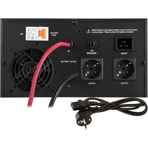 Источник бесперебойного питания (ИБП) LogicPower LPE-B-PSW-2300VA + LiFePO4 батарея 25.6V - 100Ah Smart BMS BT (20487) [110275] - фото 5