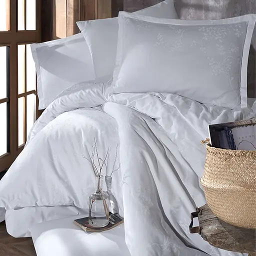 Постільна білизна Elvet V1 Beyaz Ранфорс Clasy pbe0052087 - фото 2