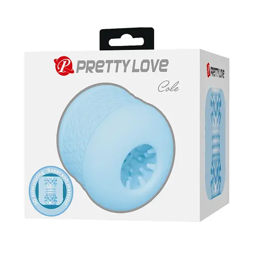 Мастурбатор Pretty Love Cole блакитний - фото 7