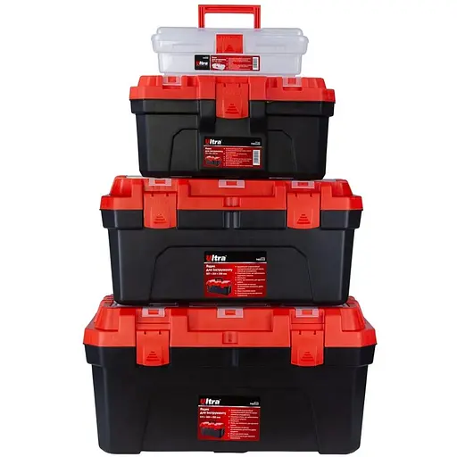 Набор ящиков для инструмента 4в1 Ultra 305×150×100мм, 410×230×205мм, 507×254×259мм, 572×300×295мм 7402082 - фото 1