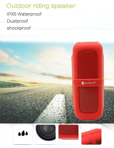 Bluetooth колонка NewRixing NR-2018 водонепроникна з FM-радіо - фото 5