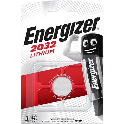 Батарейка Energizer CR2032 Lithium Brille 7638900083040 уп. 1 шт. 