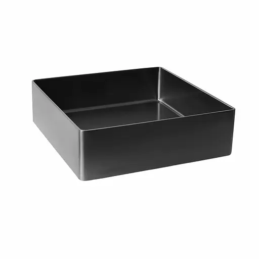 Умивальник Platinum Handmade PVD чорний 400x400 мм з нержавіючої сталі, Чорний - фото 5