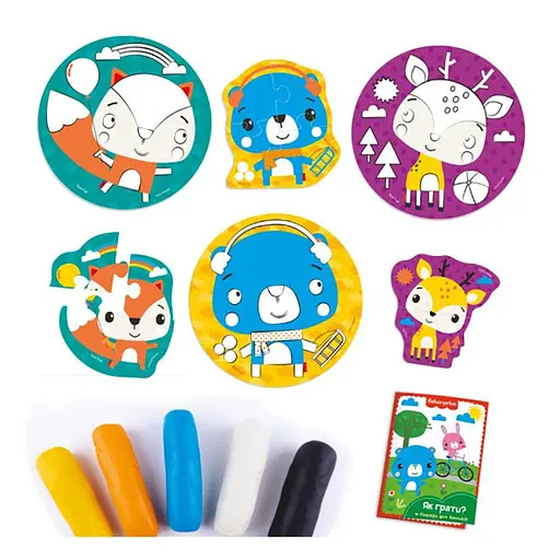 Набір для творчості Fisher Price "Лісові друзі" VT4502-04 з екотестом - фото 3