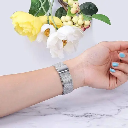 Ремінець металевий срібний розмір 18 - фото 3